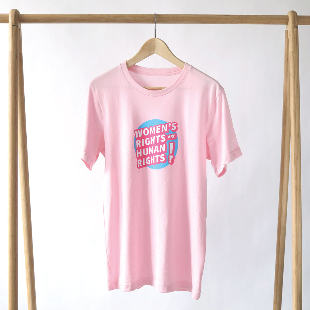 Women's rights are human rights - lyserød