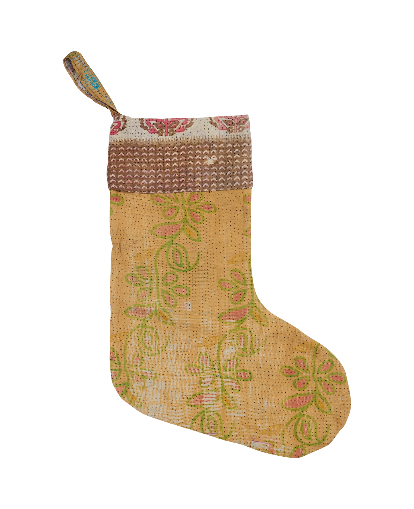 Julesok i Kantha stof