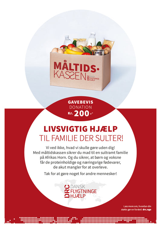 Giv livsvigtig hjælp til en familie der sulter