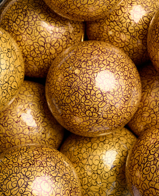 Håndmalede julekugler 2024