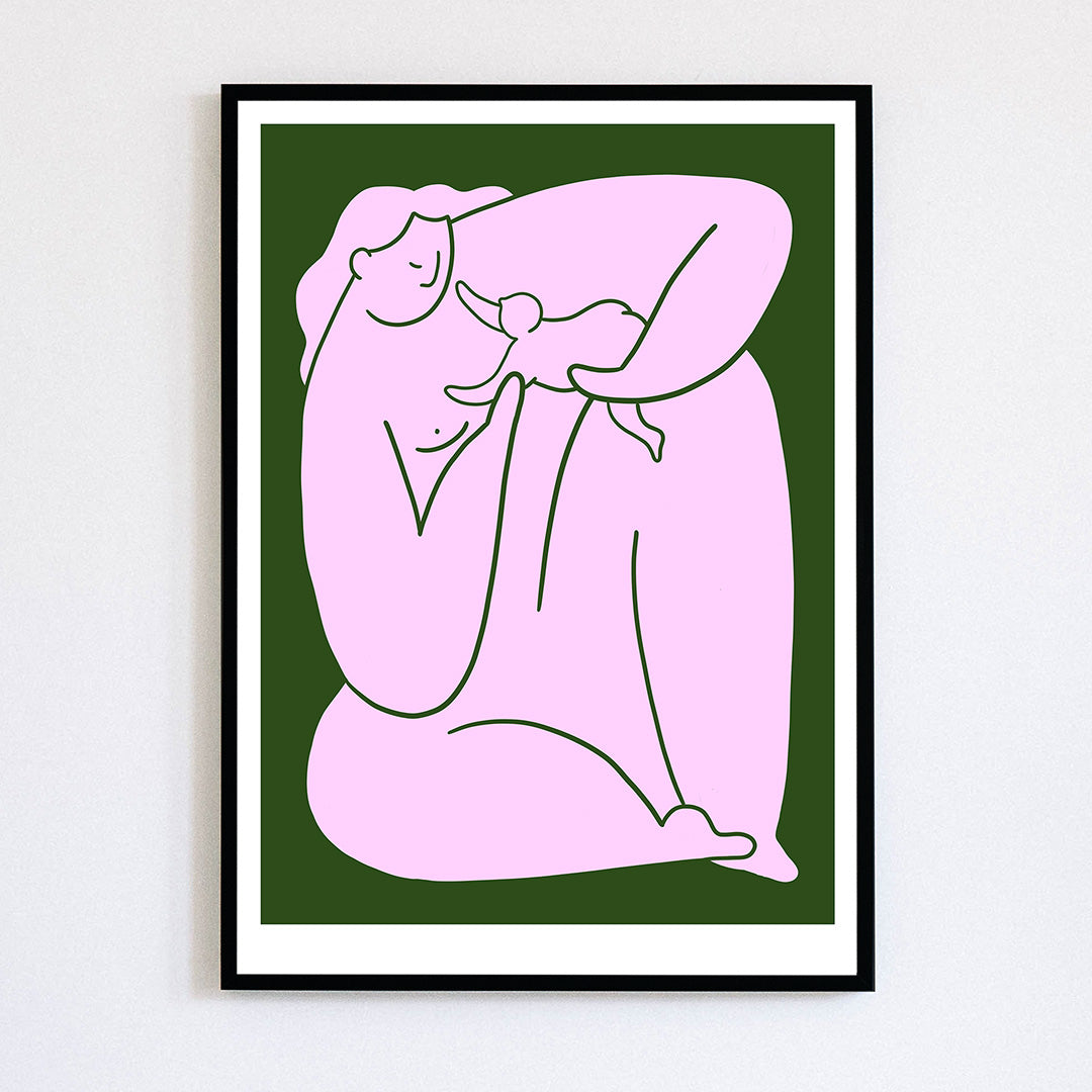 Mother child poster