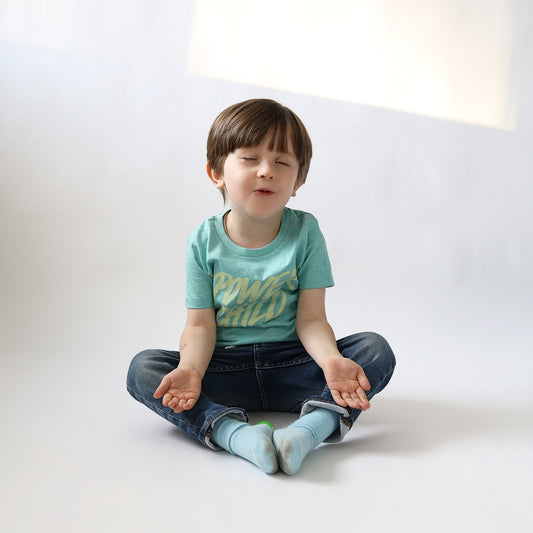 Power Child grøn - Børne t-shirt