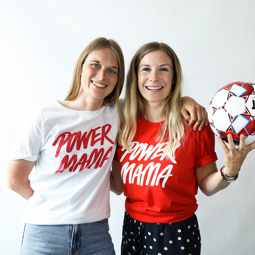 Power Mama T-shirt Rød