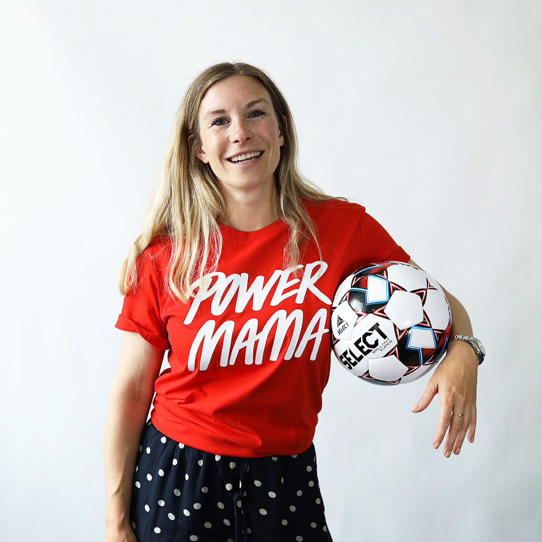 Power Mama T-shirt Rød