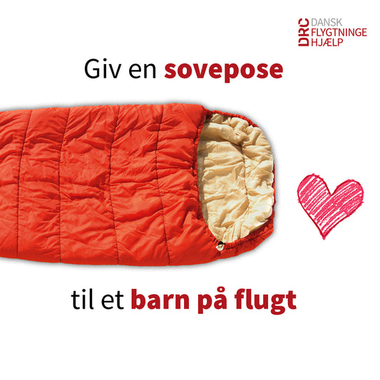 Giv en sovepose til et barn på flugt