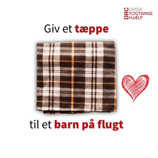Giv et tæppe til et barn på flugt