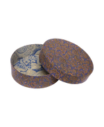 Jennie rund smykkeboks i silke