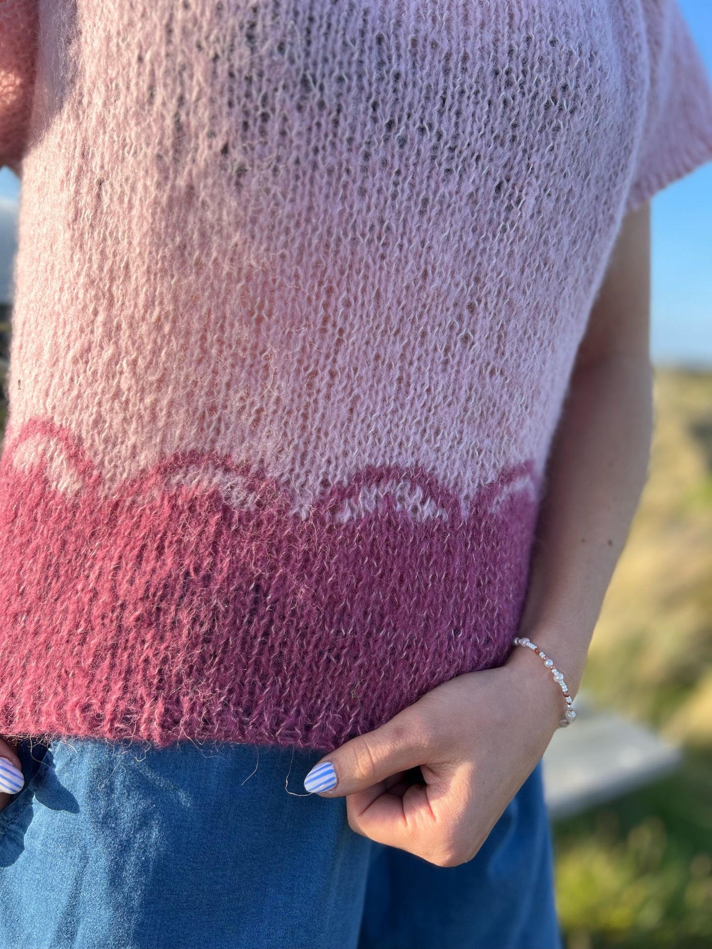 Strikkeopskrift - T-shirt fra Min Kreative Verden