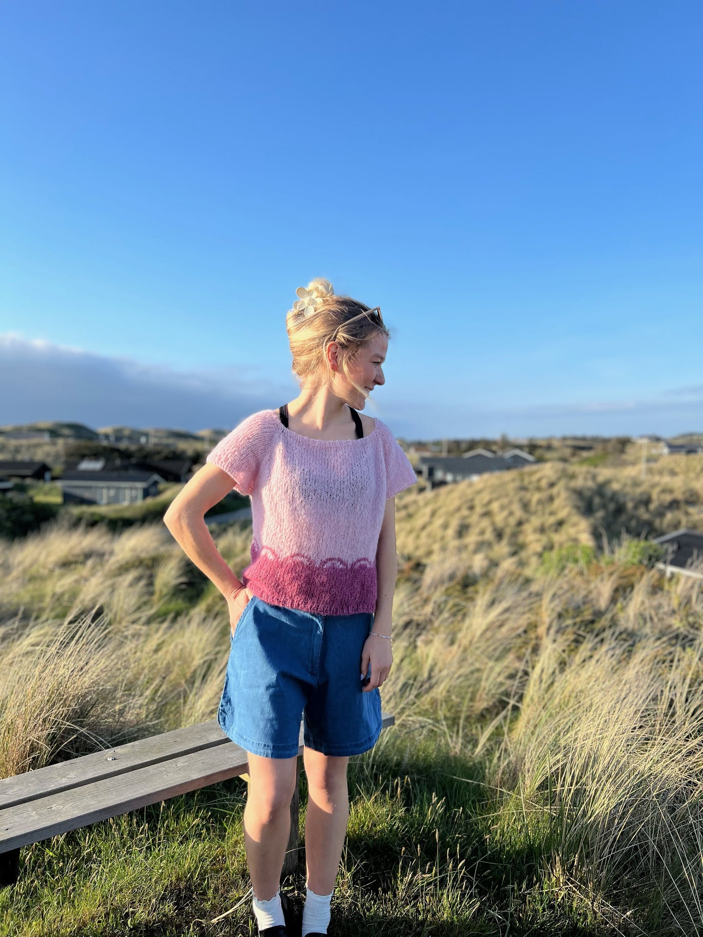 Strikkeopskrift - T-shirt fra Min Kreative Verden