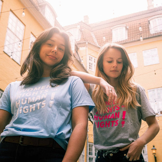 Women's rights are human rights t-shirt blue