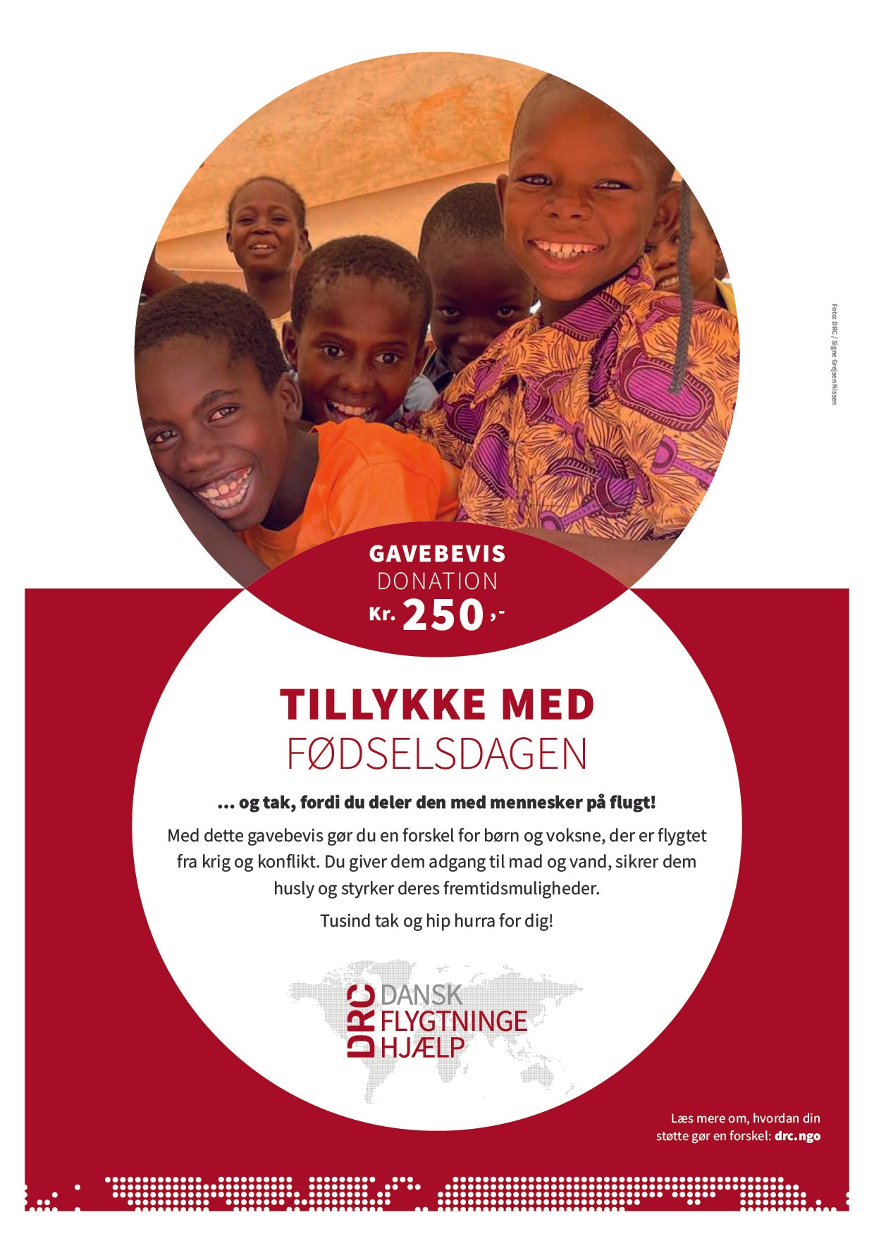 Fødselsdag 250 kr // Gavebevis