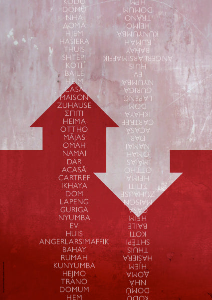 Hus og Pile Plakat