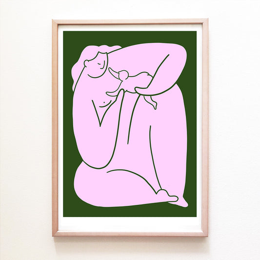 Mother child poster