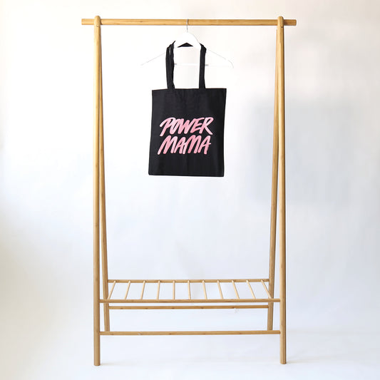 Power Mama Tote Bag - Black