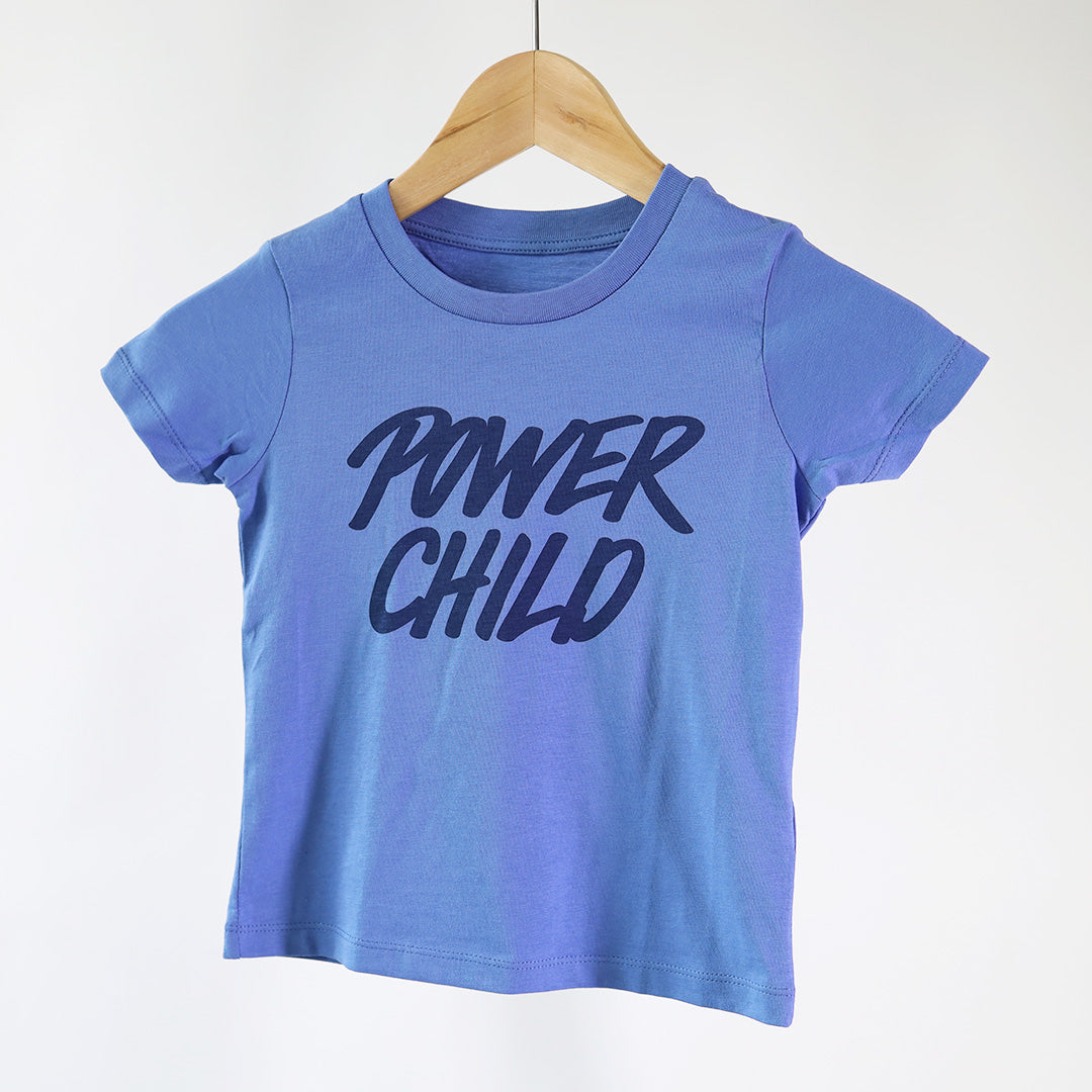 Power Child blå - Børne t-shirt